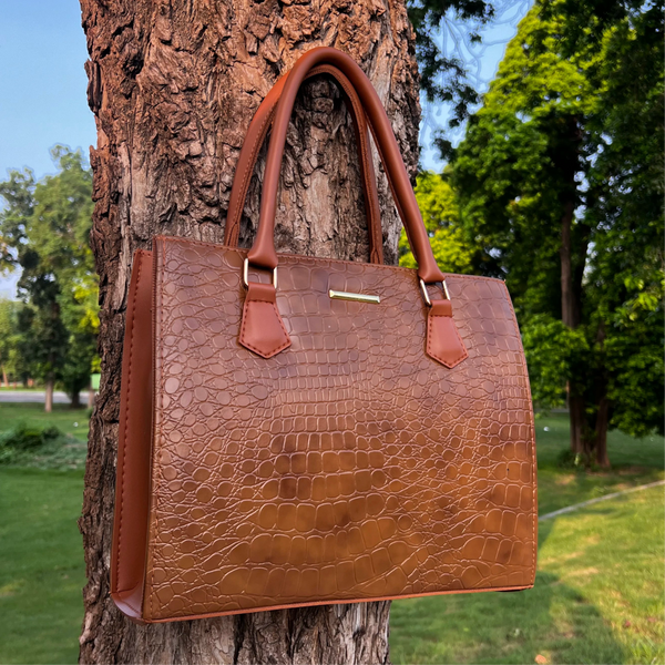 Croco Luxe Bag